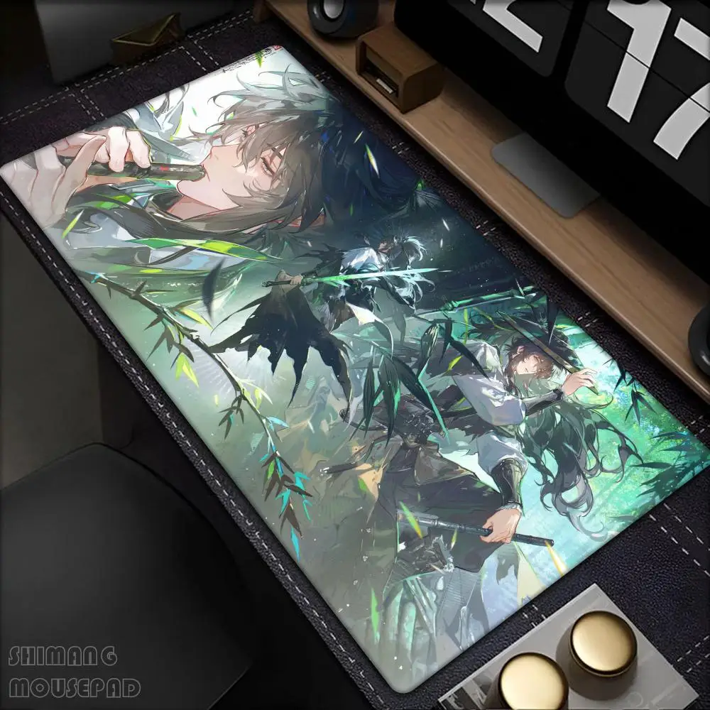 

Qiuyuan Game Mouse Pad Wuthering Waves HD printing offices Computer Gamer Keyboard Mousepad Non-Slip Rubber Laptop XXL Desk Mat