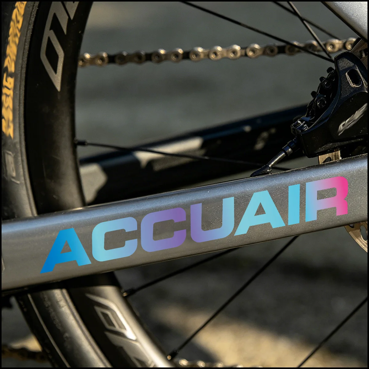 1Set ACCUAIR Bike Frame Sticker Multi-Color Waterproof Vinyl Decal for Road Bike Mountain Bicycle