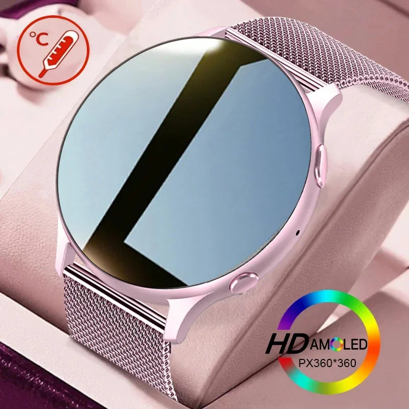 2024 Fashion Smart Watch Ladies Heart Rate Blood Pressure Custom Dial Sport Fitness Watch Men Woman Waterproof Smartwatch Women