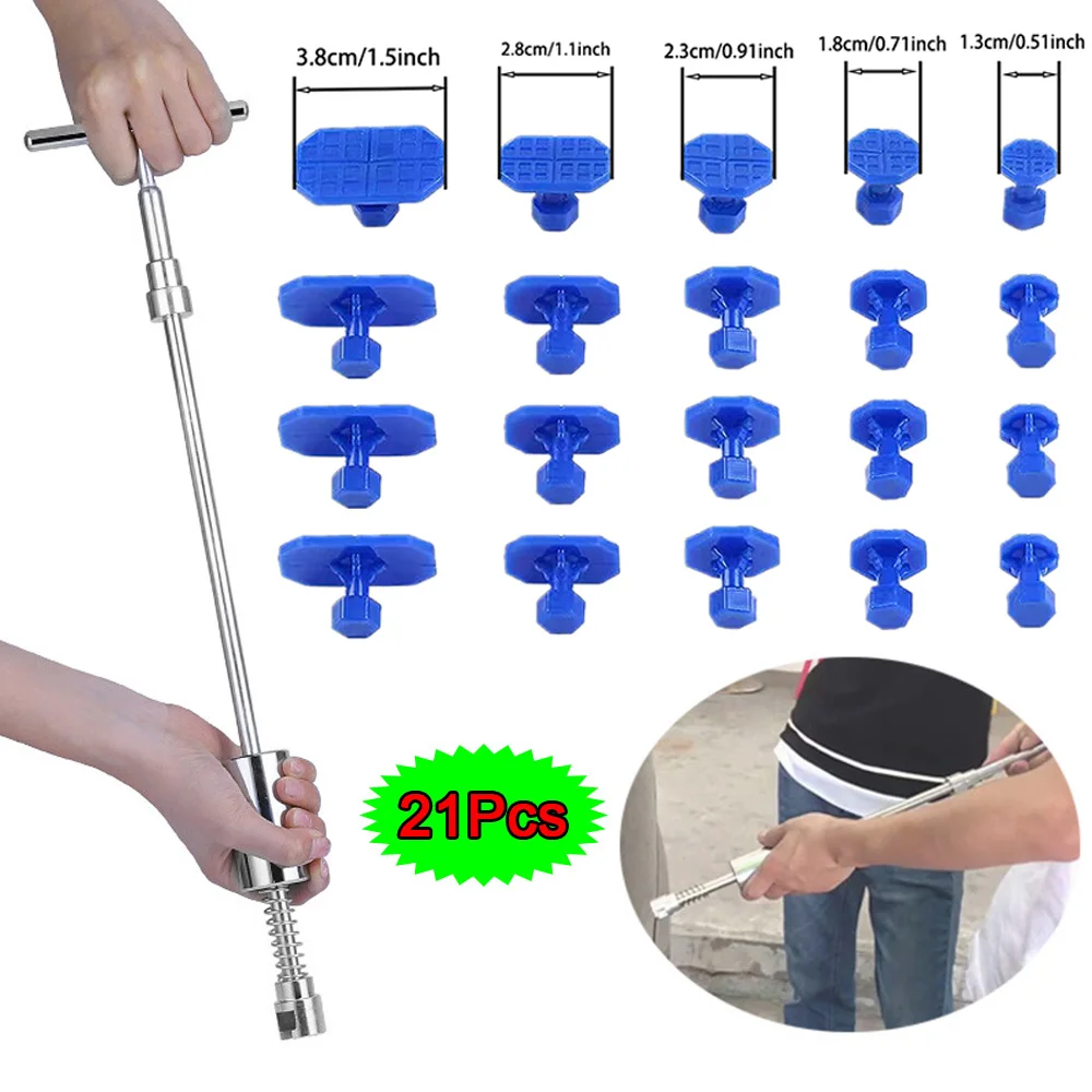 Car Paintless Dent Repair Tools Puller Traceless Removal Kit Slide Hammer Reverse Hammer Tool Auto Body Suction Cup / Glue Kits