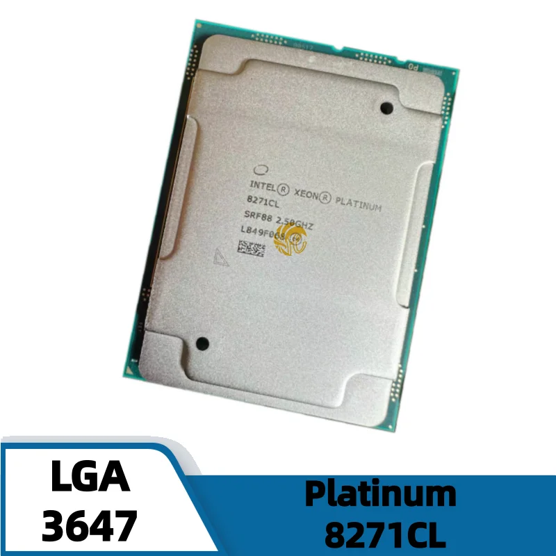  Xeon Platinum 8271CL CPU 2.5GHz 38.5MB 185W 26-Core 52-Thread LGA3647 Platinum8271CL