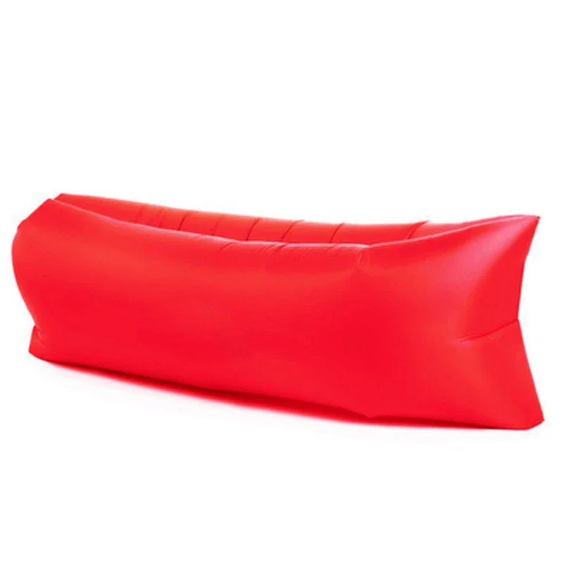 Lazy Inflatable Sofa Outdoor Portable Beach Air Sofa Folding Camping Inflatable Sofa Bed Sleeping Bag Single Person