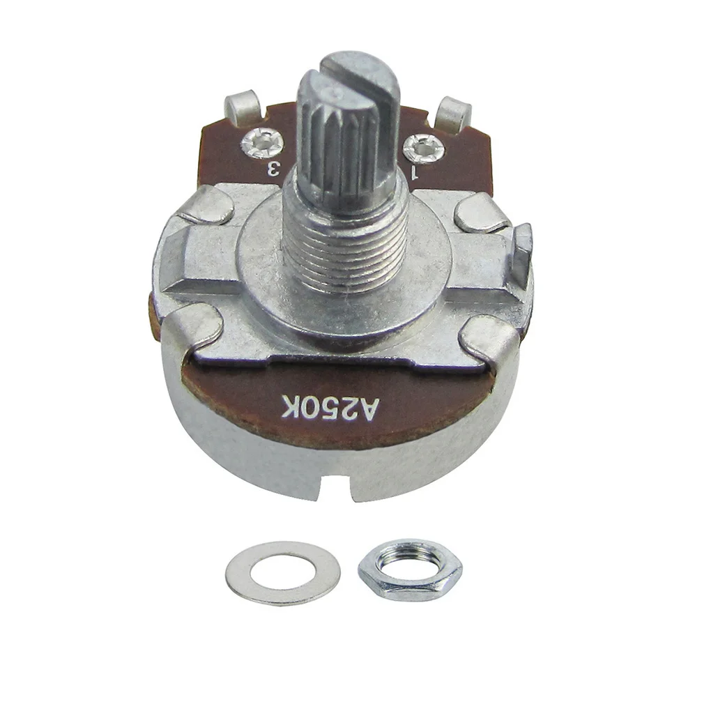 NEW 4pcs Big Guitar Potentiometers Pots Short Split Shaft 500K / 250K for Choose for Guitar Parts