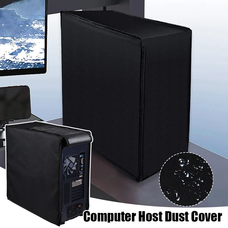 Computer Host Dust Cover Waterproof Oxford Home Office Desktop Computer CPU Covers Universal Full PC Protect Case With Zipper