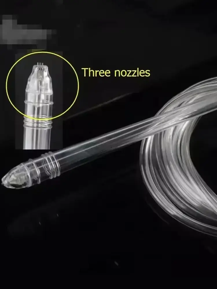 Jetpeel Handpiece 3 Nozzles Oxygen Jet Peel Spray Gun Replacement Handle Facial Skin Care Beauty Machine Spare Parts