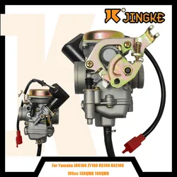 PD22J Motorcycle Carburetor For Yamaha JOG100 ZY100 RS100 RSZ100 100cc 139QMB 149QMG CVK Scooter Moped ATV Go-Kart
