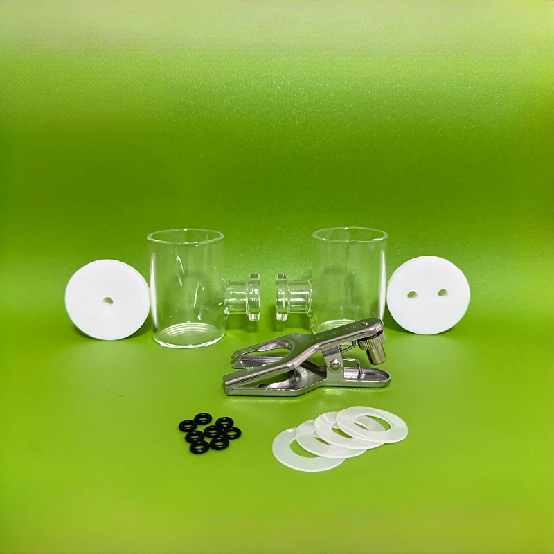 H-type replaceable membrane non sealed electrolytic cell