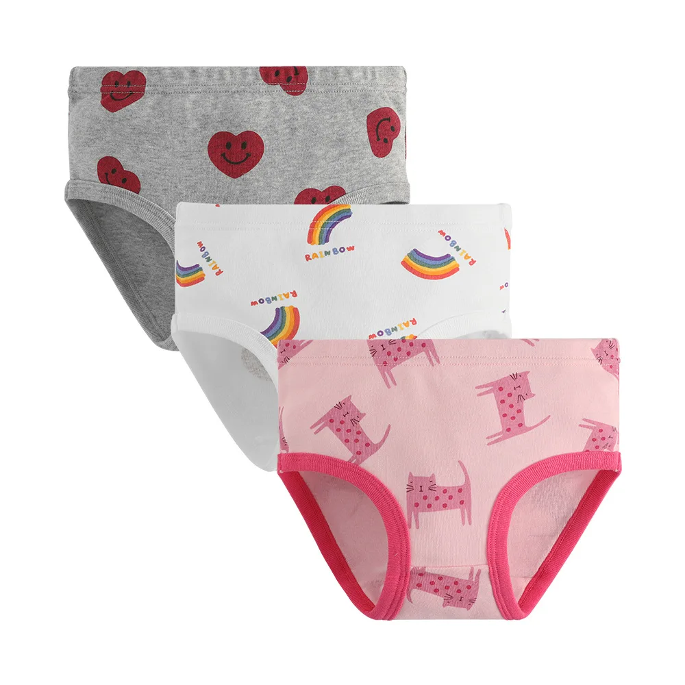 1/3/6/9 Pcs Kinder Mädchen Höschen 100% Baumwolle Weiche Hübsche Cartoon Einhorn Druck Unterwäsche Für Mädchen unterwäsche Boxer Atmungsaktiv – Detail 17