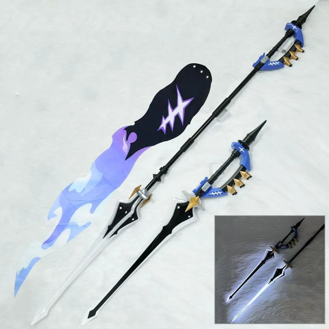 Eldreda Cos Luminous Sword Weapons Game Zenless Zone Zero Cosplay Prop  Halloween Christmas Fancy Party Costume Accessories