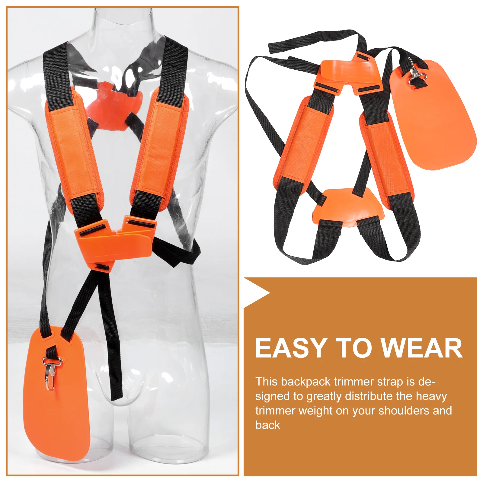 

Nylon Lawn Mower Strap Adjustable Harness for Grass Machine Durable Flexible Garden Accessories Weed Trimmer Shoulder Belt