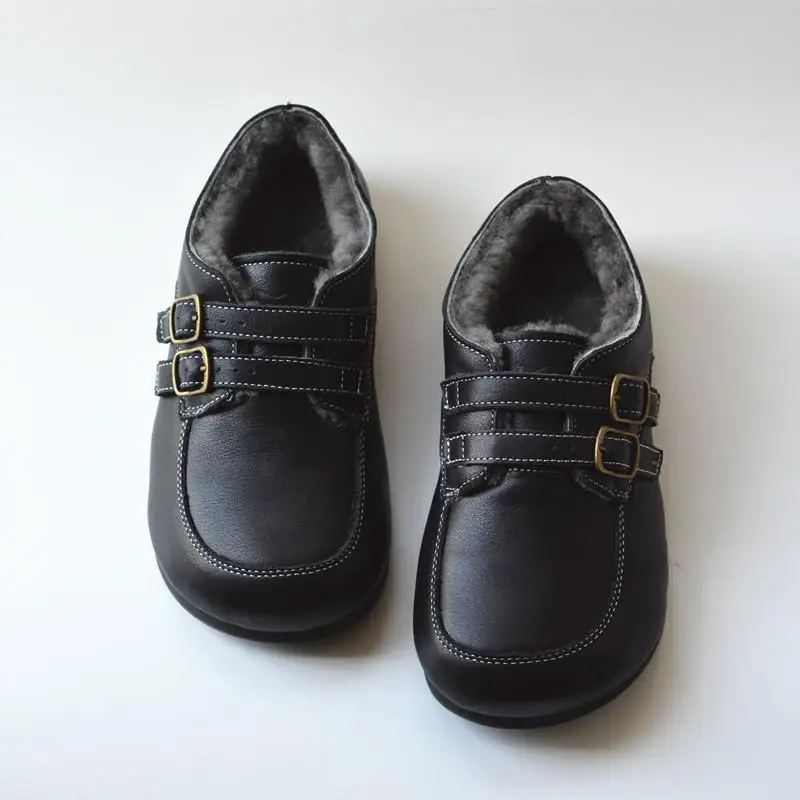 

Женская обувь из воловьей кожи в стиле ретро, зимние теплые зимние ботинки, шерстяные ботильоны из натуральной кожи