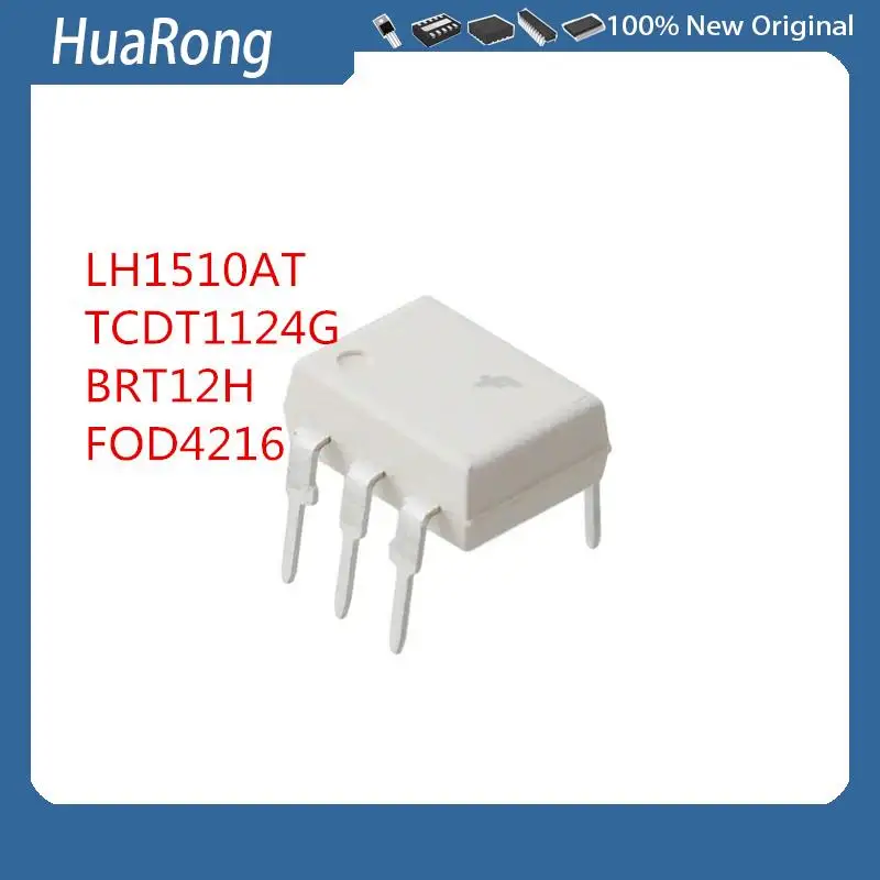 10Pcs/Lot   LH1510AT LH1510  TCDT1124G    BRT12H  BRT12   FOD4216  DIP-6