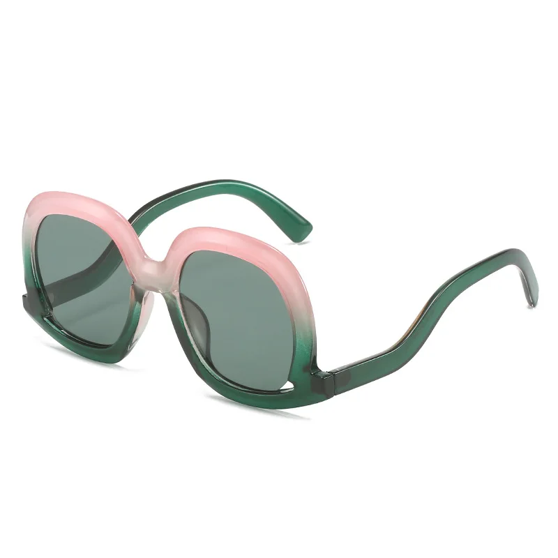 

Новые модные квадратные солнцезащитные очки неправильной формы для женщин и мужчин, винтажные дизайнерские женские солнцезащитные очки Ins, трендовые женские оттенки UV400