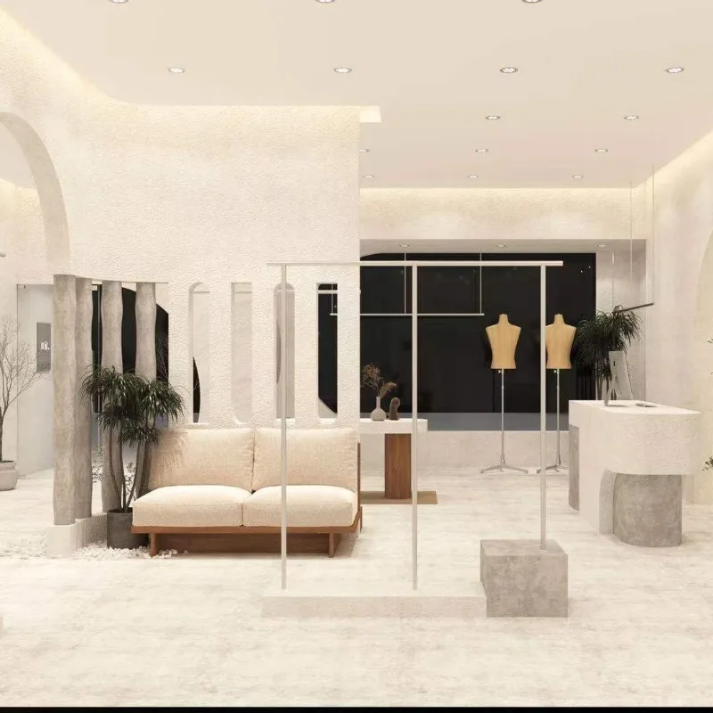 Nordic small apartment Japanese log style sofa