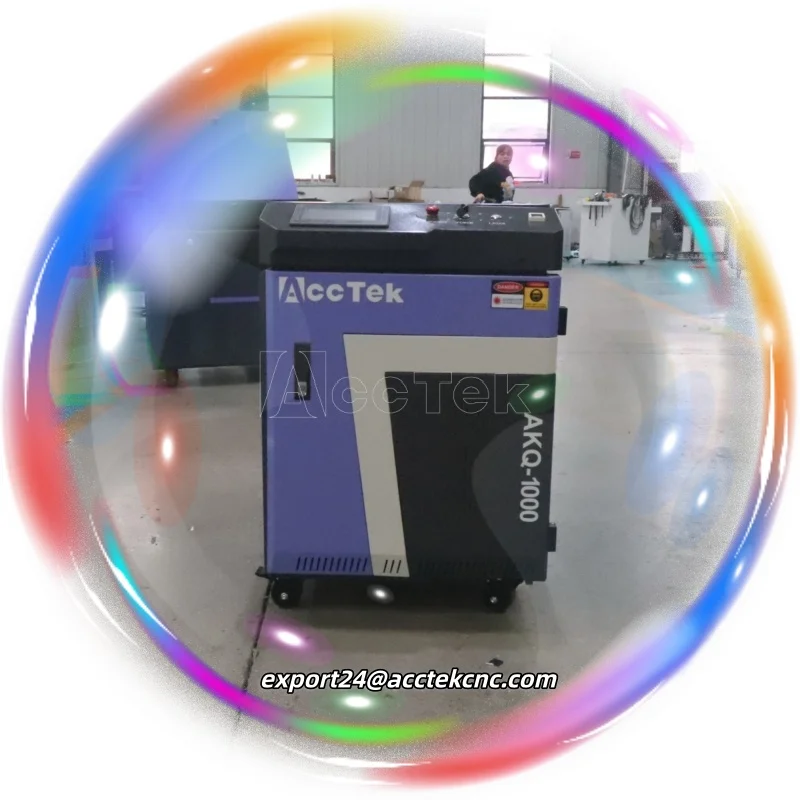Powerful 1000w Pulsed Laser Cleaning Machine Industrial Handheld Laser Cleaning Machine Portable Rust Paint Oil Layer Removal