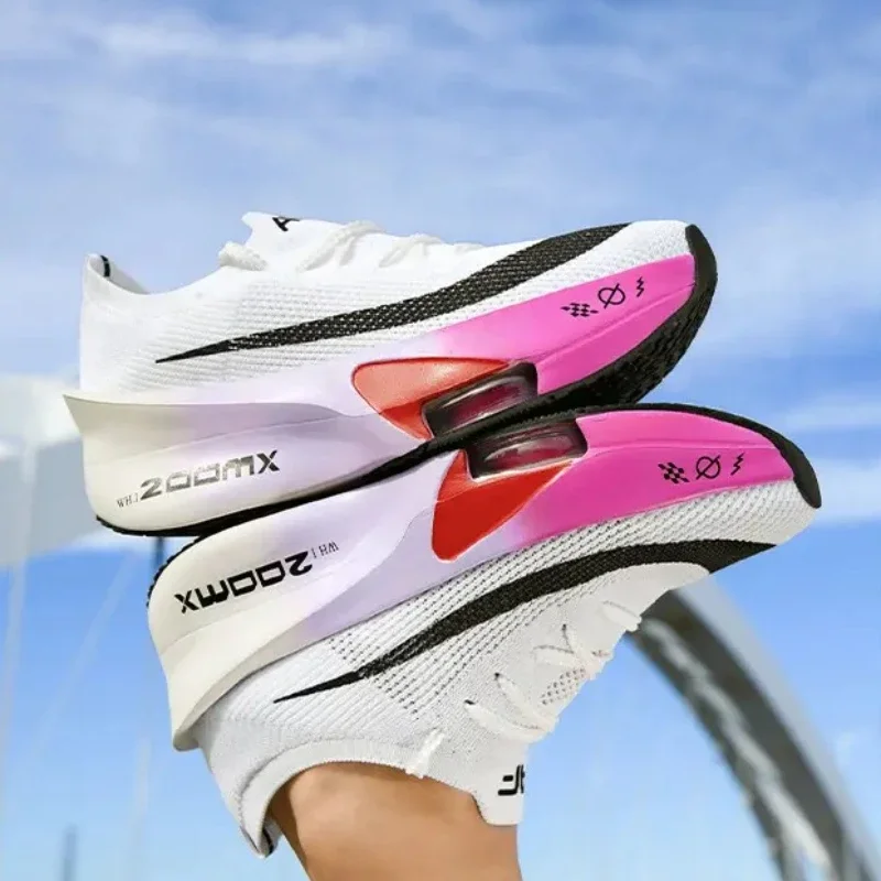 النساء أحذية رياضية عالية الجودة الذكور الاتجاه الأحمر منصة حذاء كرة السلة الرجال عادية الأبيض رياضة المشي أحذية رياضية الرجال المدرب 2025 #2