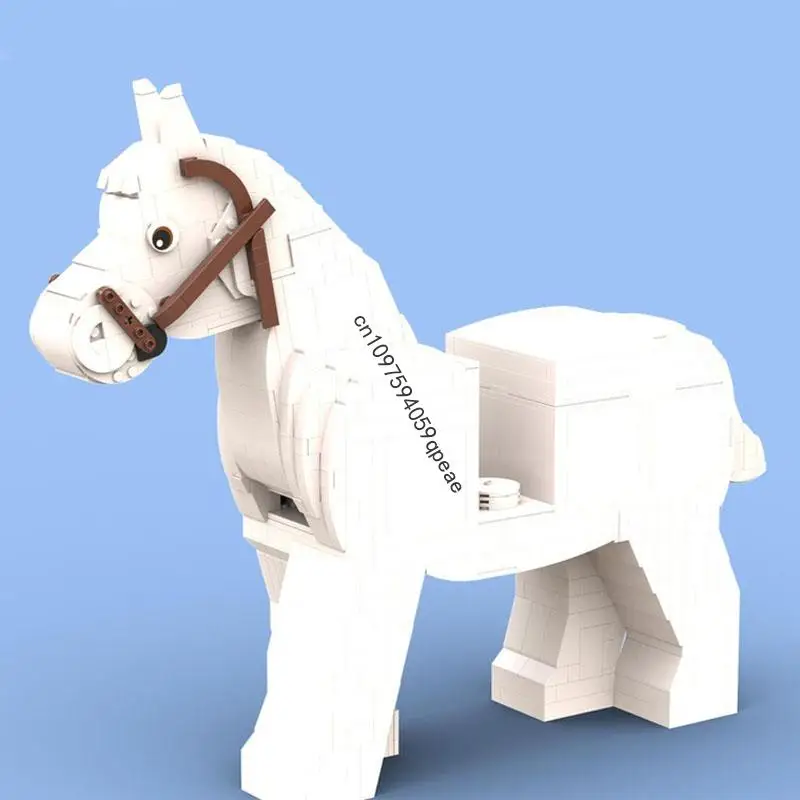 

New 1209Pcs Popular Sculptures Series Moc Horse 6:1 Model Custom Puzzle Diy Creative Ideas Kids Toys Birthday Christmas Gifts