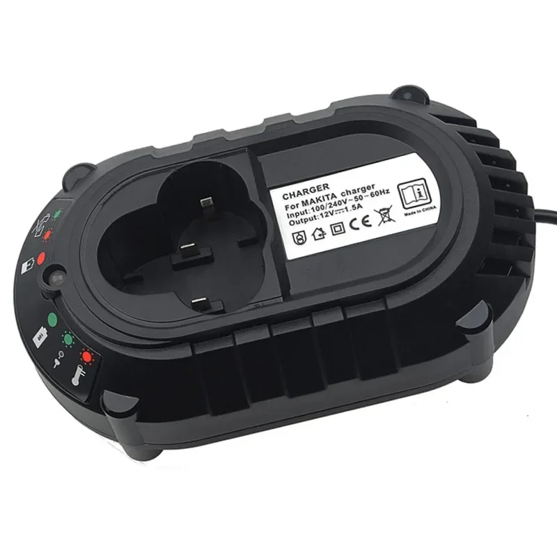 Suitable for Makita 10.8V/12V Li-ion Battery BL1013 DC10WA, New Li-ion Battery Charger, with Optional UK/USA Plug