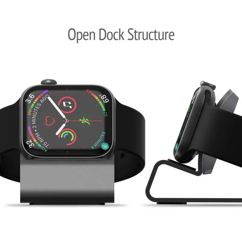 Mini Charging Bracket Charging Base Smart Watch Charger Bracket for Iwatch Apple Watch Aluminum Alloy Bedside Rack