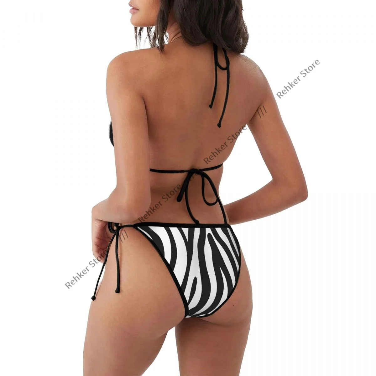 Bikini Set Swimwear Women Swimsuit Sexy Push Up Swimming Bathing Suit Zebra Pattern Beachwear Summer Brazilian