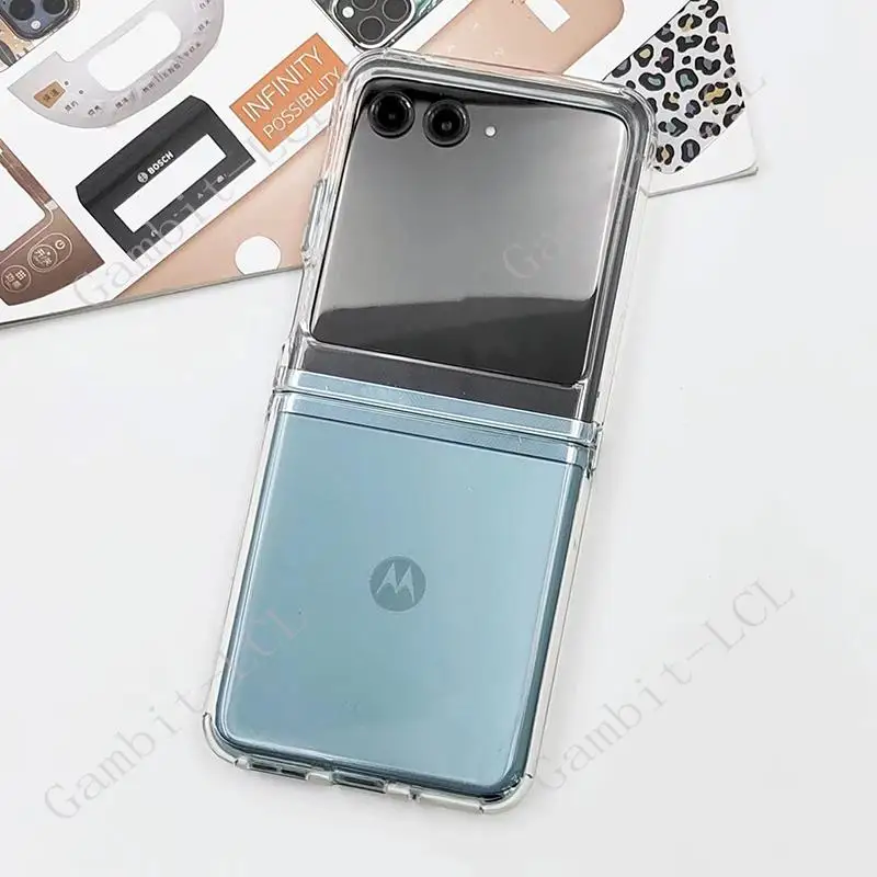 For Motorola Razr 50 Ultra Razr+ Plus 2024 Razr5 Gen4 Silicone Smartphone Phone Protective Back Shell Soft TPU Case