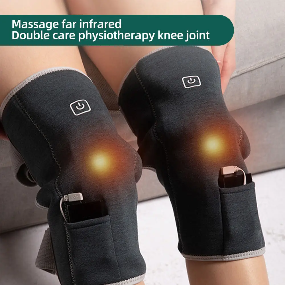 Electric Knee Massage Heated Physiotherapy Arthritis Infrared Rehabilitation Leg Pad Relieve Pain Rheumatic Relief Knee massage