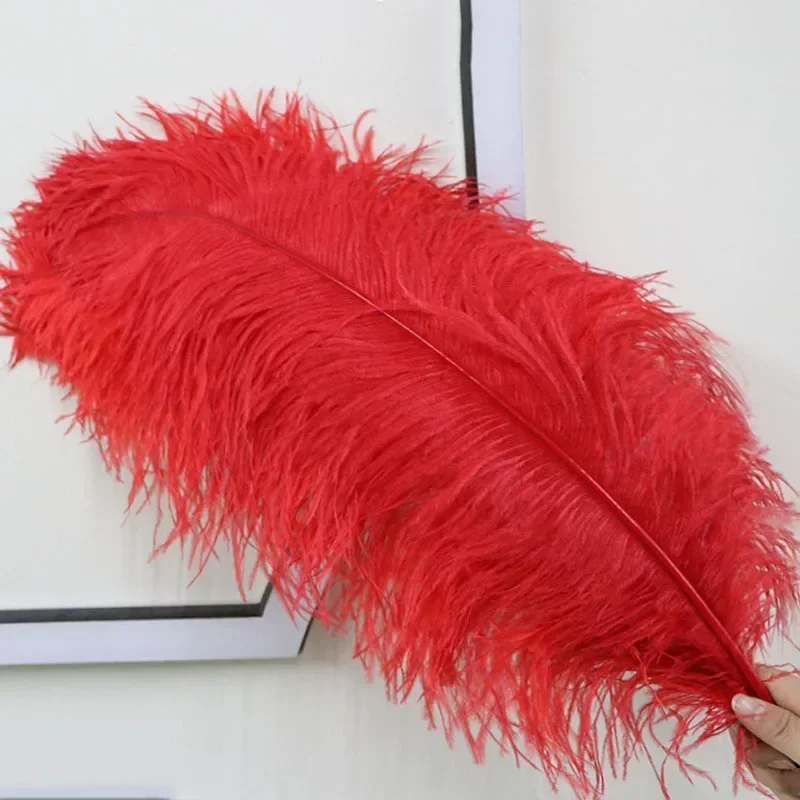 Wholesale Natural Ostrich Feathers For Table Decoration Accessories Ostrich Feather Wedding Party Centerpieces Vase Home Decor