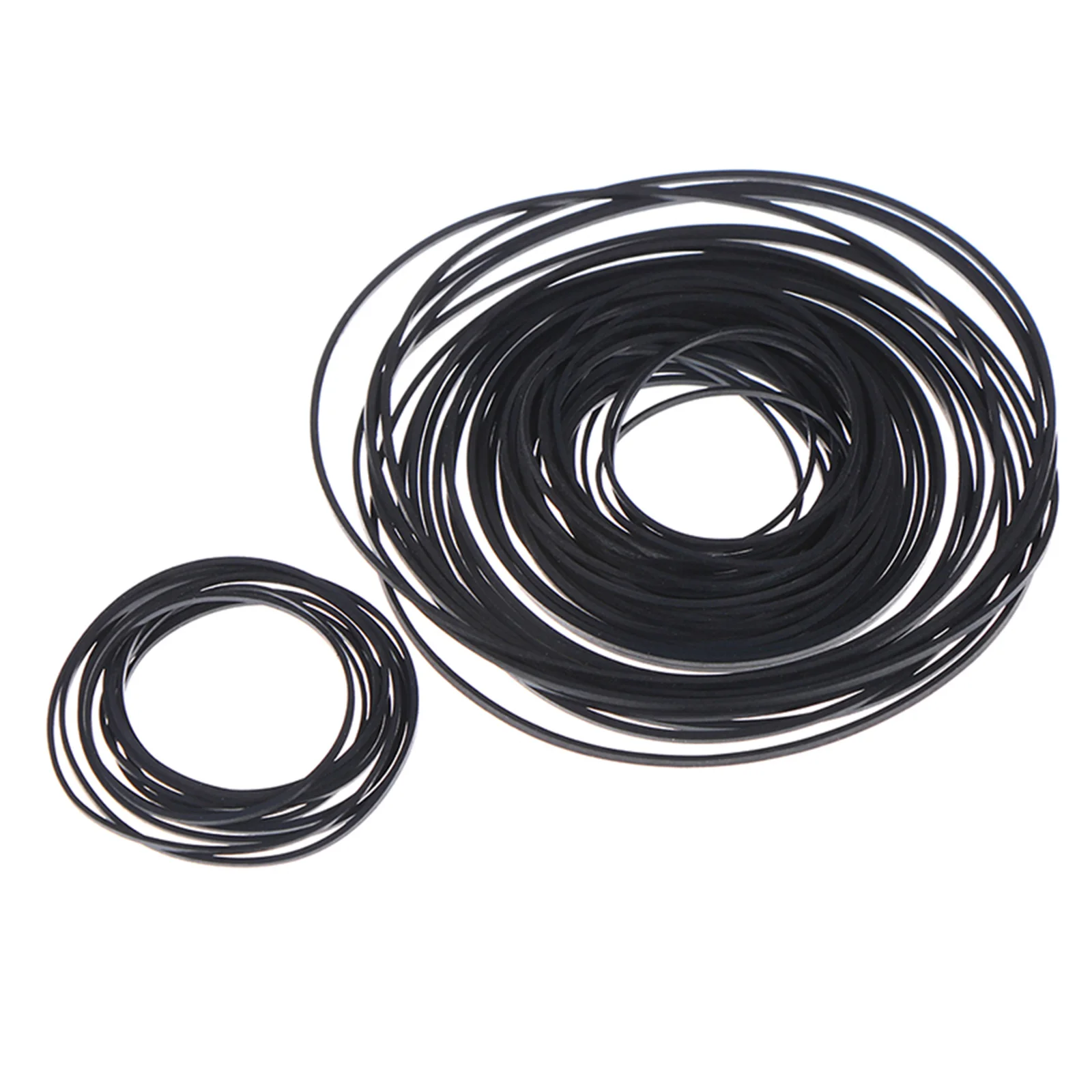 

1 Pack 0.7mm 40-130mm/1mm 45-130mm Mix Cassette Tape Machine Belt Assorted Common Belt for Recorders Walkman DVD Drive Dropship