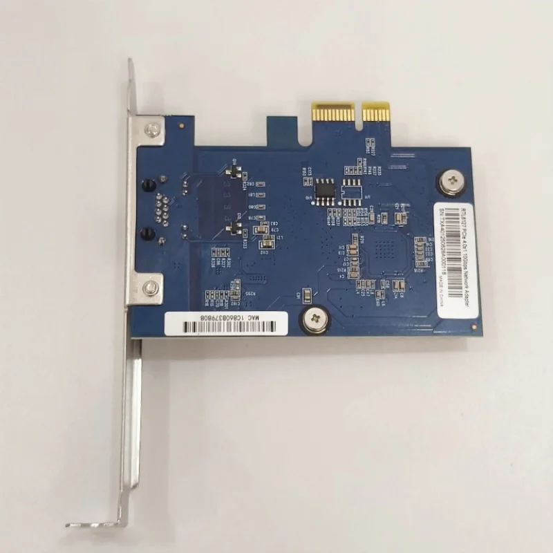 [إطلاق منتج جديد] رقاقة Realtek8127 10G PCIe 4.0-1X خادم بطاقة الشبكة بدون قرص جيجابت PCIe شبكة الاستيقاظ WOL10G