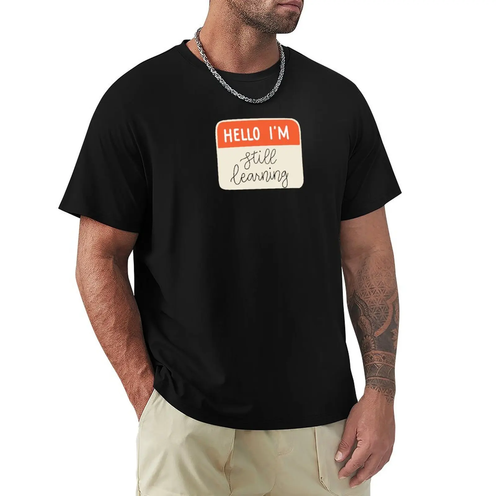 

Hello I’m...Still Learning - The Peach Fuzz T-Shirt boys animal print customs design your own mens big and tall t shirts