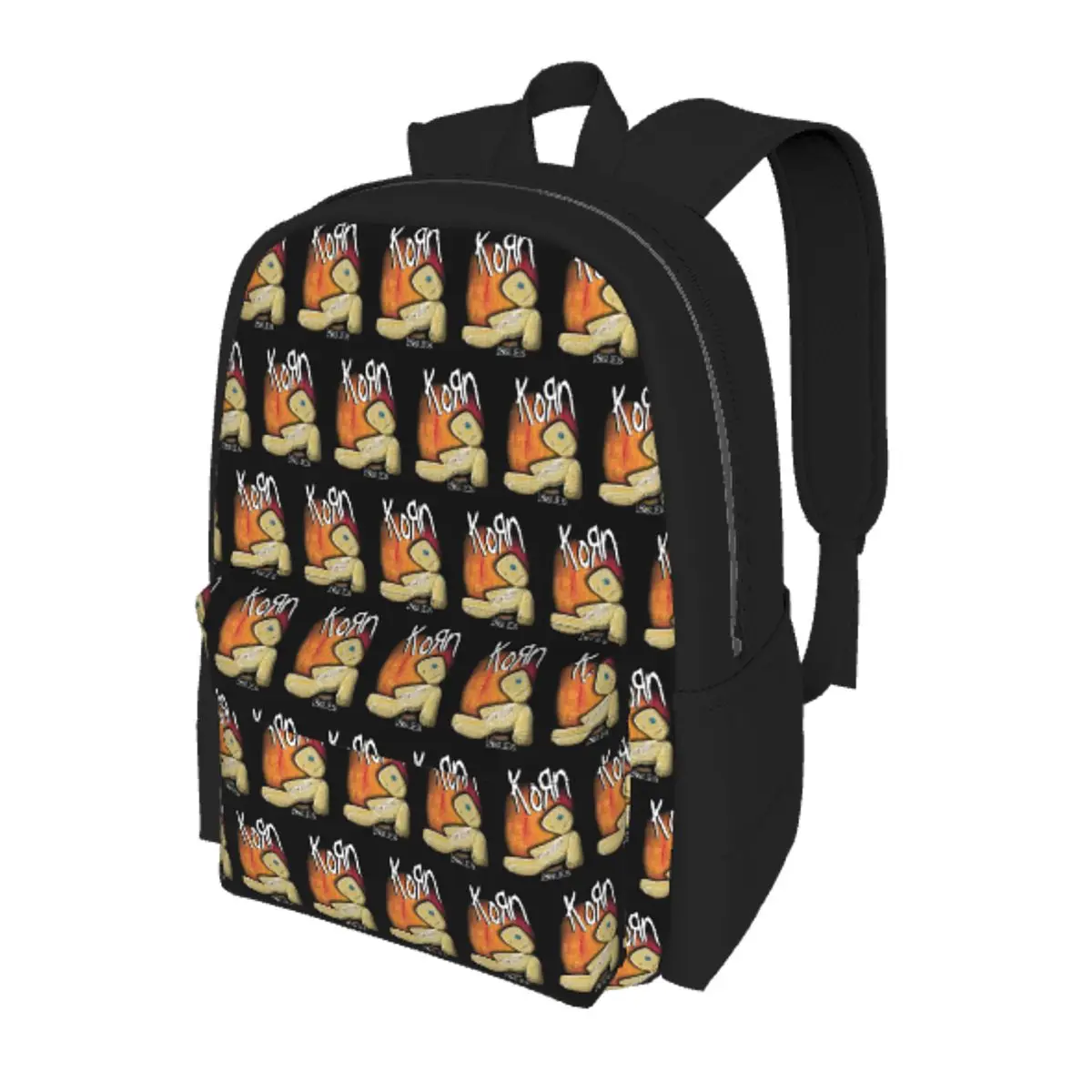

Korn Rock Band Logo Tour Student Backpack School Bag Hiking Travel Daypack for Men Women Bookbag Shoulder Bags