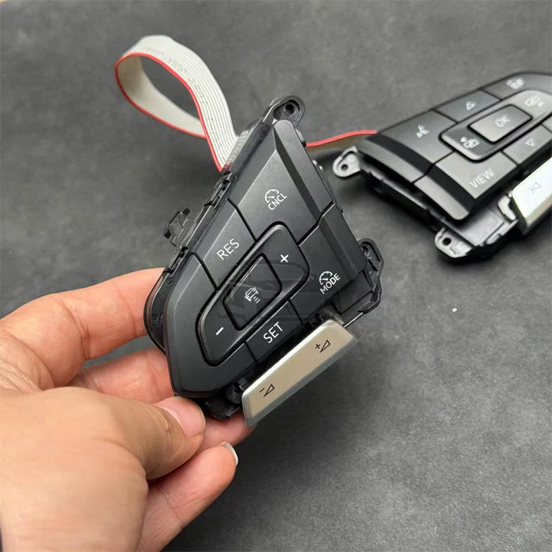 تنطبق على Volkswagen B8 Golf Atlas TRCM ATLC 959442F عجلة القيادة متعددة الوظائف ACC زر الأصلي 3G0 959 442 F 30D 959 #2