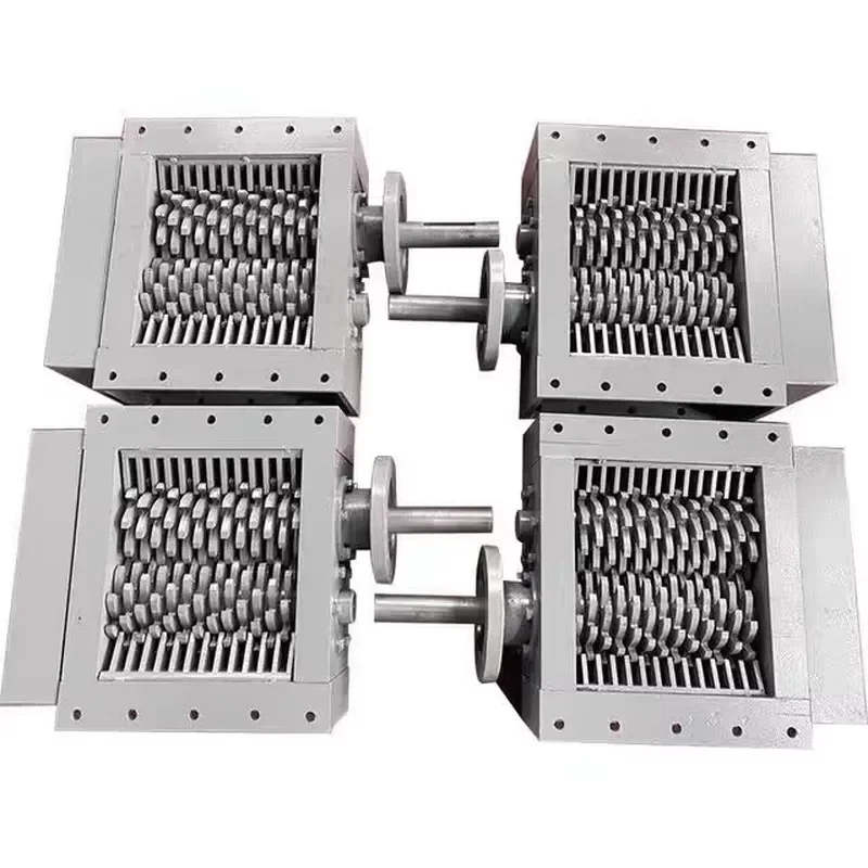 Heavy-Duty Double-Shaft Recycling Shredder Machine Bottle Crusher with Core Motor Component with Motor