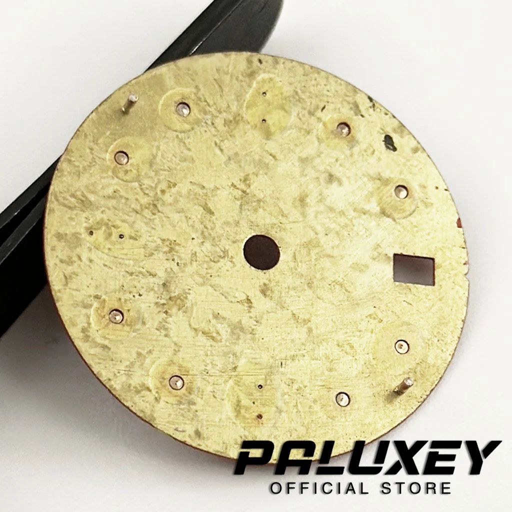 NH35 29mm Black Blue Red Orange Watch Dial Green Luminous For NH34 NH35 Movement Watch Faces Replacement Parts