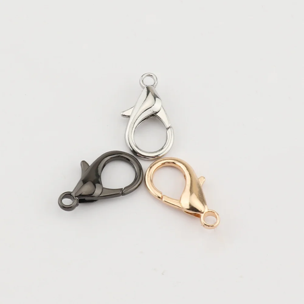 5/10/20PCS Gold Silver Lobster Clasp Open Jump Rings For Jewelry Making Bracelets Necklaces Hooks Chain Closure DIY Accessories