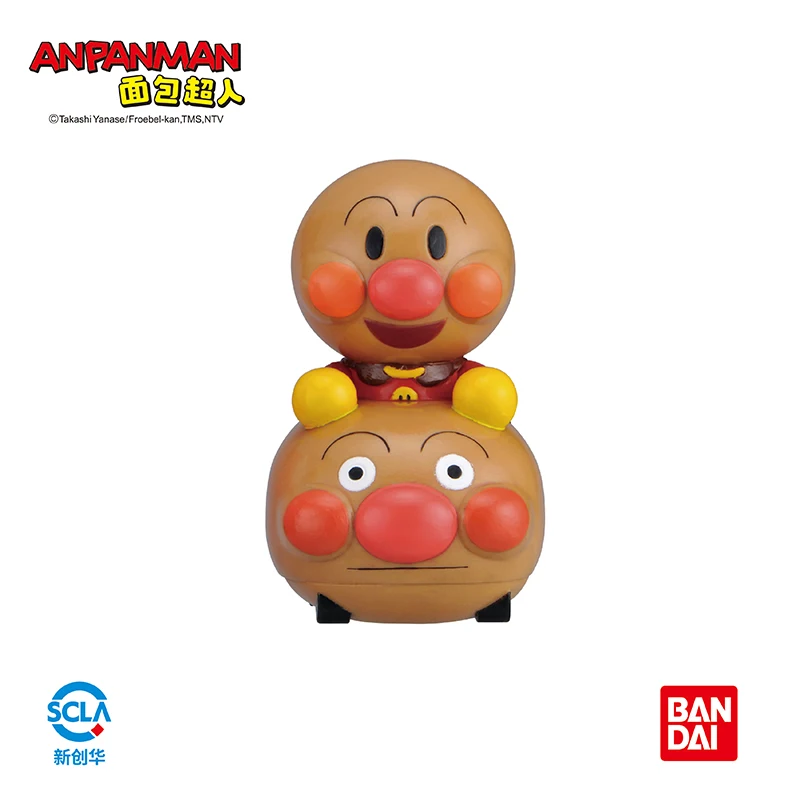 

Фабрика очков Bandai ANPANMAN Breadman Pinching Sound, мягкая резиновая фигурка-Настольная фигурка Breadman, модель фигурки