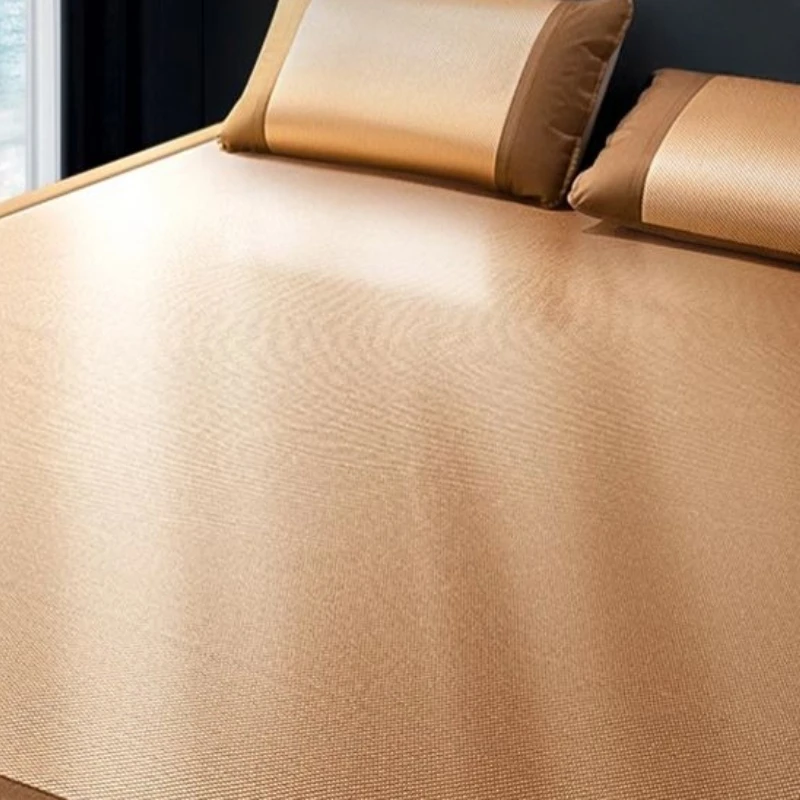 

Summer ice silk mat rattan mat, high-end washable bed hat