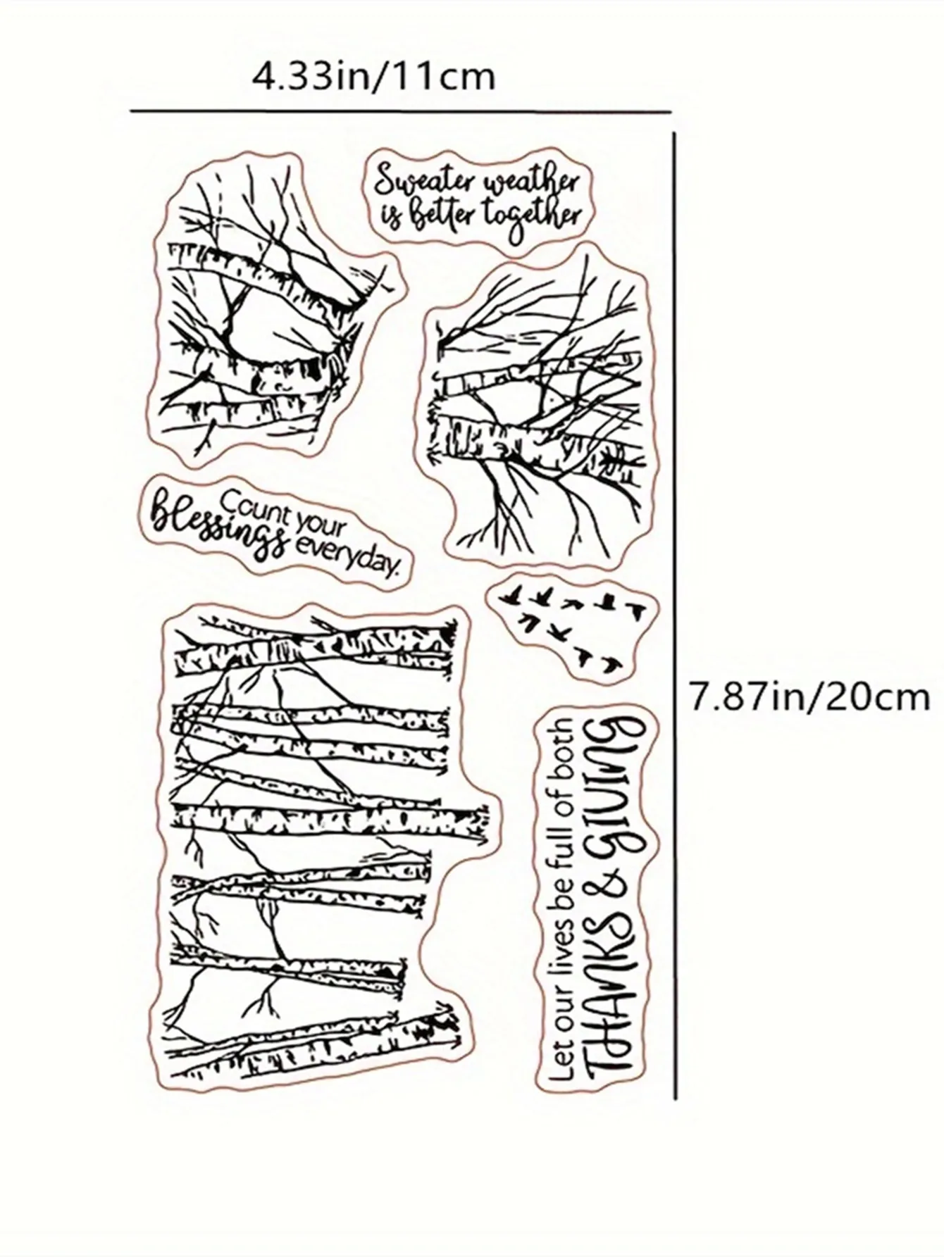 Trunk  Transparent Clear Stamps Seal Scrapbook Paper Craft Scrapbooking A0585