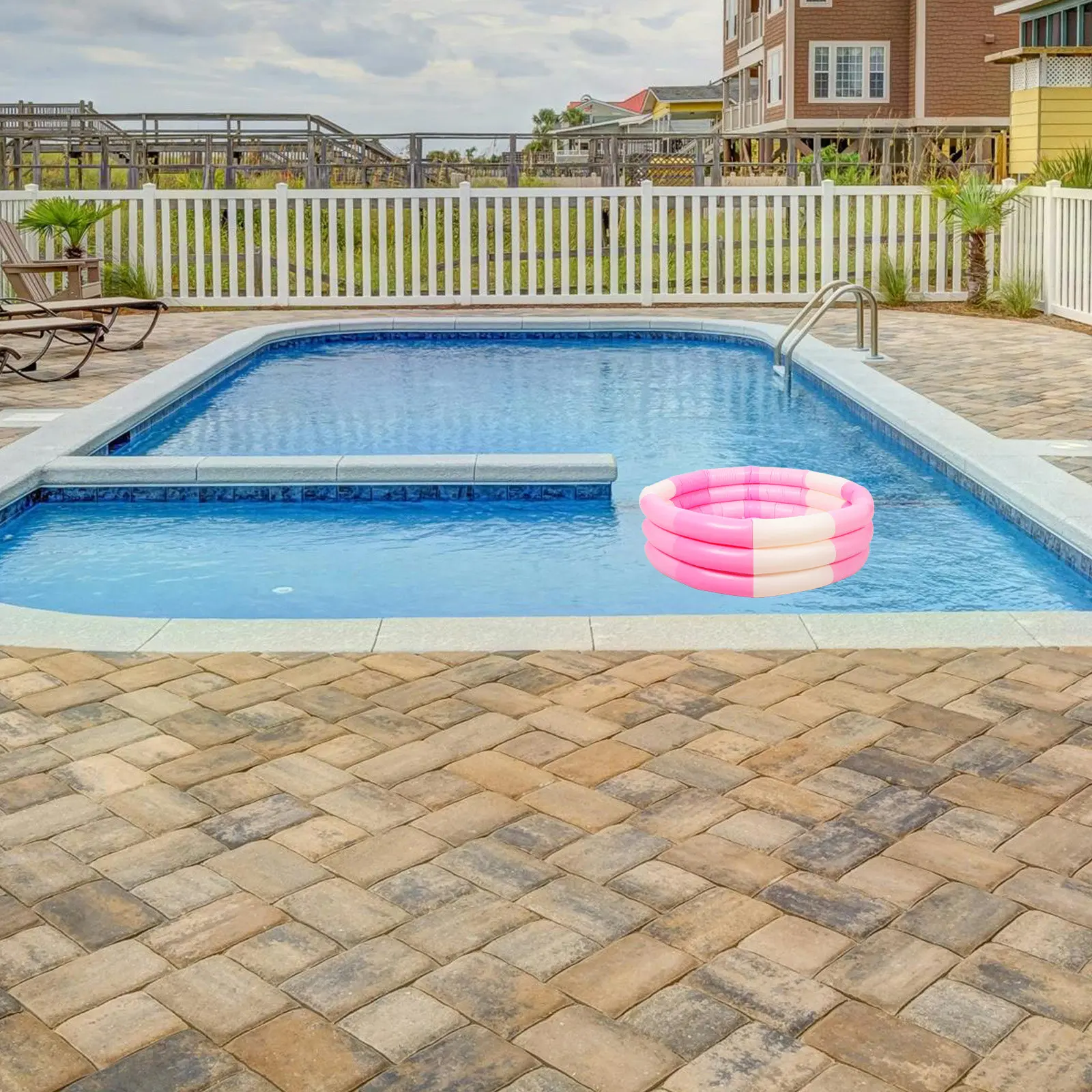 

Надувной детский круглый бассейн из ПВХ, маленький уличный летний бассейн для малышей, для веселых водных игр и вечеринок, принадлежности для плавания для детей