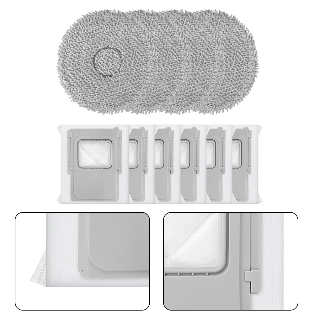 

Efficient Vacuum Cleaner Mop Pads Cleaning Cloth Microfiber Cloths For ROMO Dust Bags Direct Replacement Parts