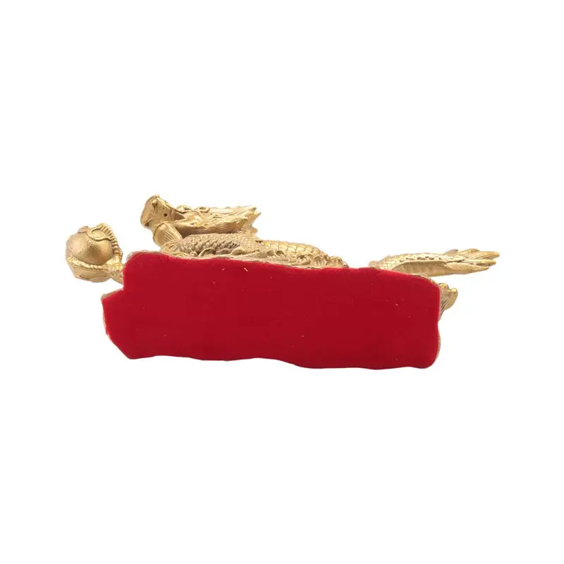 AT84-Brass Home Office Gold Dragon Tabletop Ornaments For Wealth And Success Good Lucky Gifts