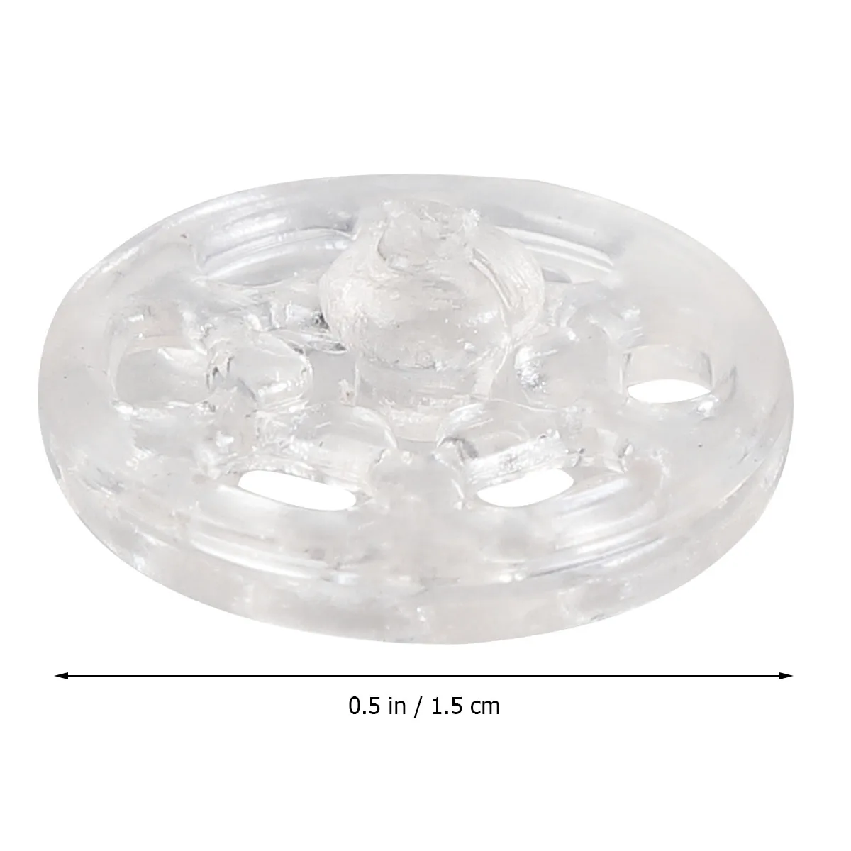 

1000 Pcs Button Transparent Color Mother- Buckle Crafts Instant Buttons for Shirts