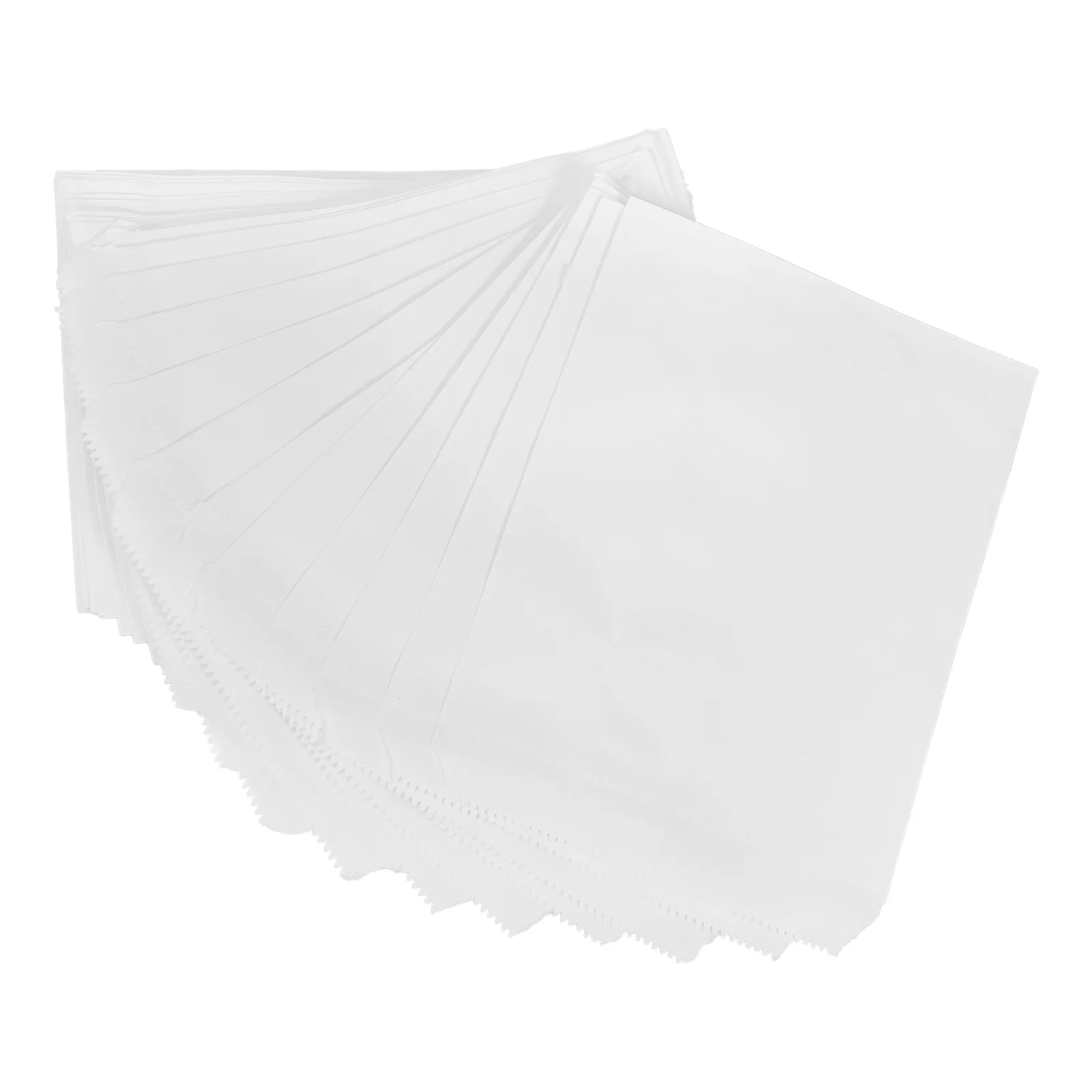 

100pcs Disposable Food Paper Bags Grease Resistant Oil Proof Snack Packaging For Fries Hot Dogs Cheese Sticks Takeout Party Use