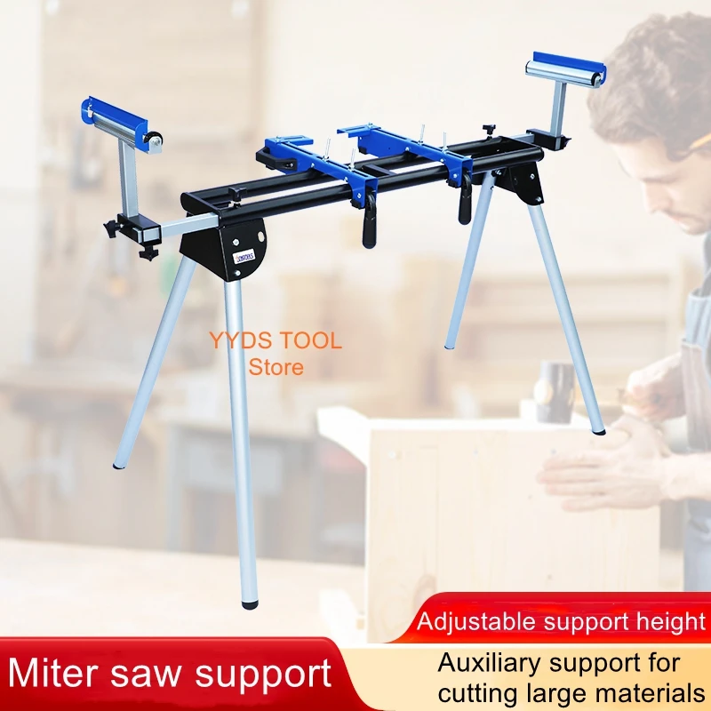 Multi-functional roller standOpening connecting frameRoller splice standMovable open lumber delivery stand