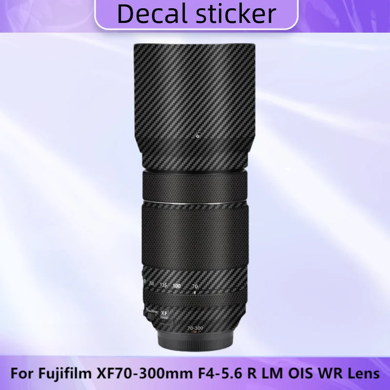 

XF70-300 мм F4-5,6 R LM OIS WR наклейка на кожу, виниловая пленка, защитная пленка для объектива, защитная наклейка для тела, защитное покрытие для Fujifilm xf70300
