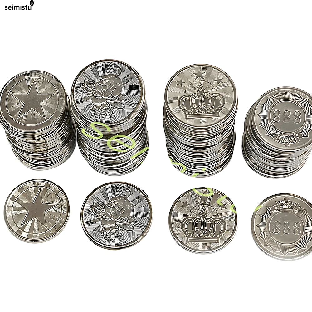 100pcs Coin Token Stainless St - Token Coin Mechanism ulasan dan harga