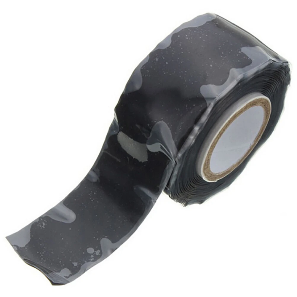 

2 Rolls Waterproof Silicone Electrical Tape High Temp Resistance Self Adhesive Insulation Seal For Cable Repair