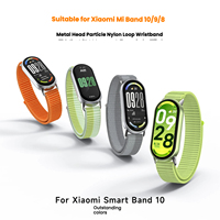 Nylon loop For Xiaomi Mi Band10 smartwatch Wristband Sport Miband10 Replacement Bracelet smart band 10 9 miband8 Strap 
