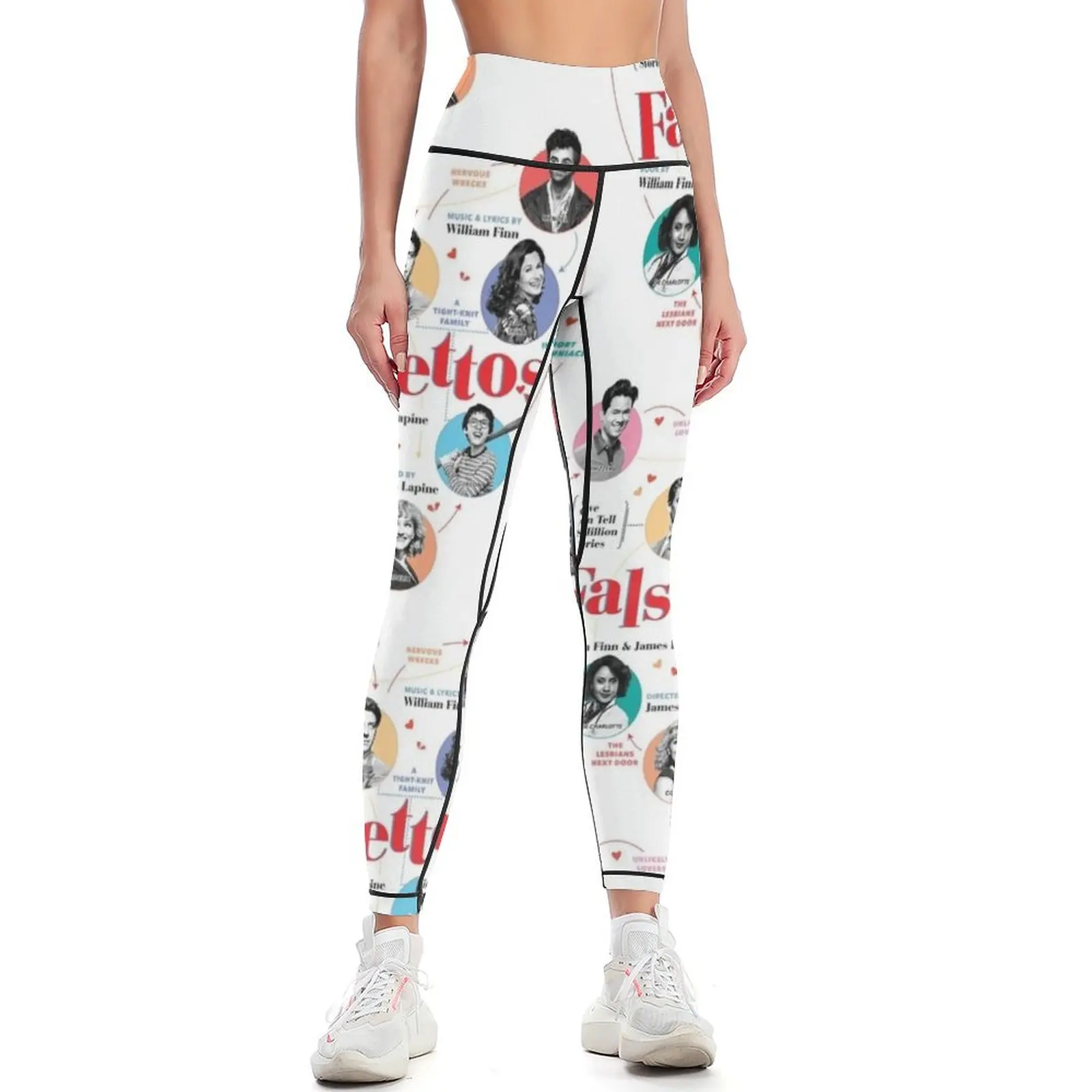 Falsettos 2016 Poster Leggings sport pants active wear Womens Leggings