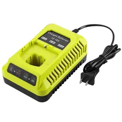For Ryobi P117 Charger 12V 14.4V 18V Li-ion Ni-CD Ni-Mh Battery P100 P102 P103 P105 P107 P108 1400670 P118 Lithium ONE+ Serise